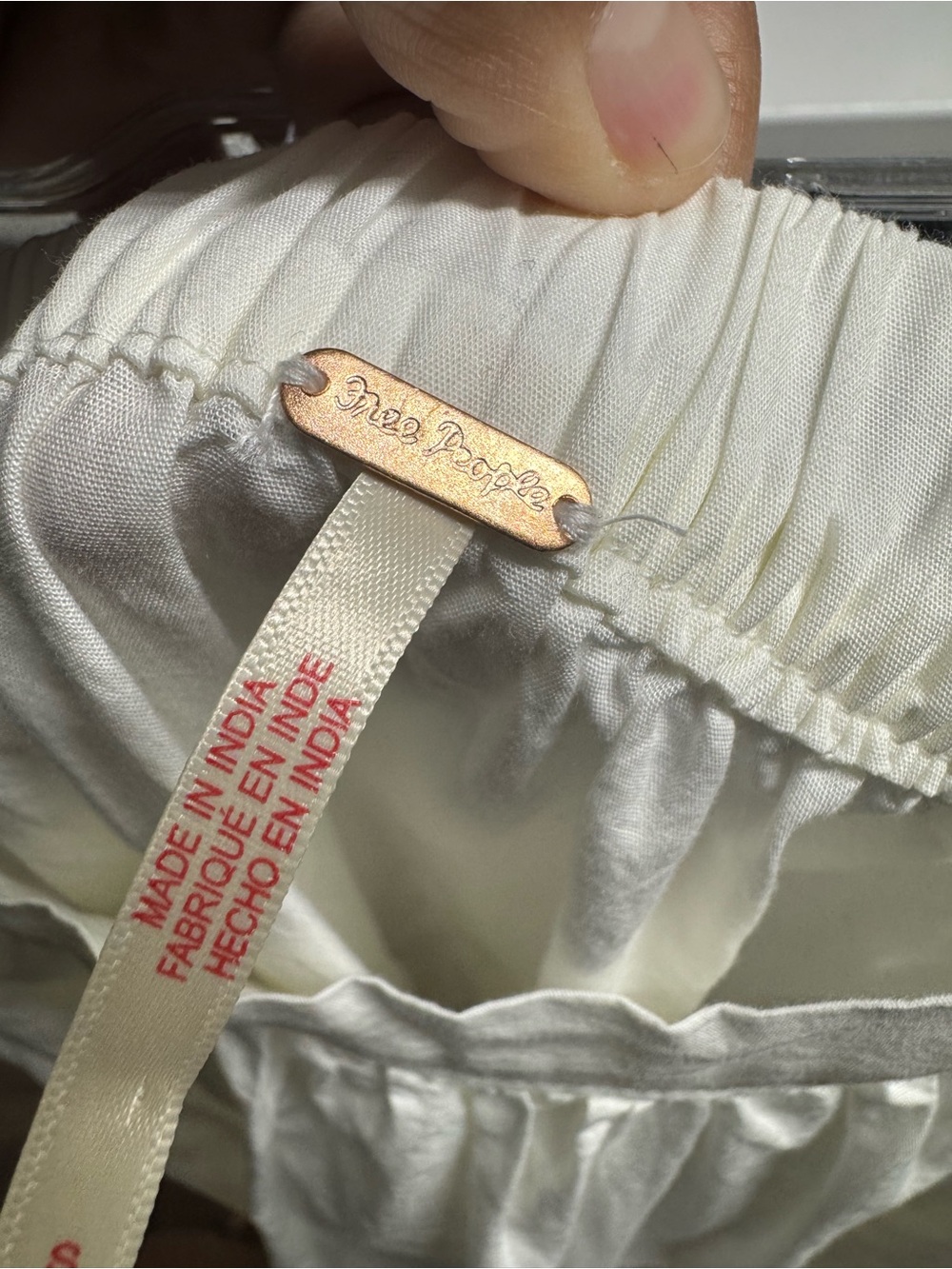 Free People Cream Full Midi Skirt - Picture 3 of 3